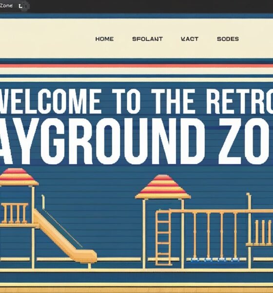 RetroPlaygroundZone.com page