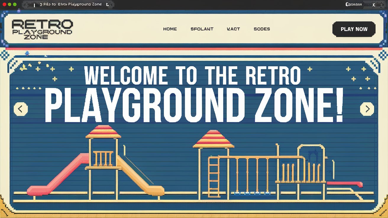 RetroPlaygroundZone.com page